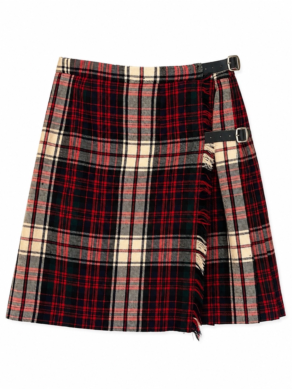 Vintage Scottish Tartan Kilt Mini Skirt XS ScreenWorn Interview with the Vampire